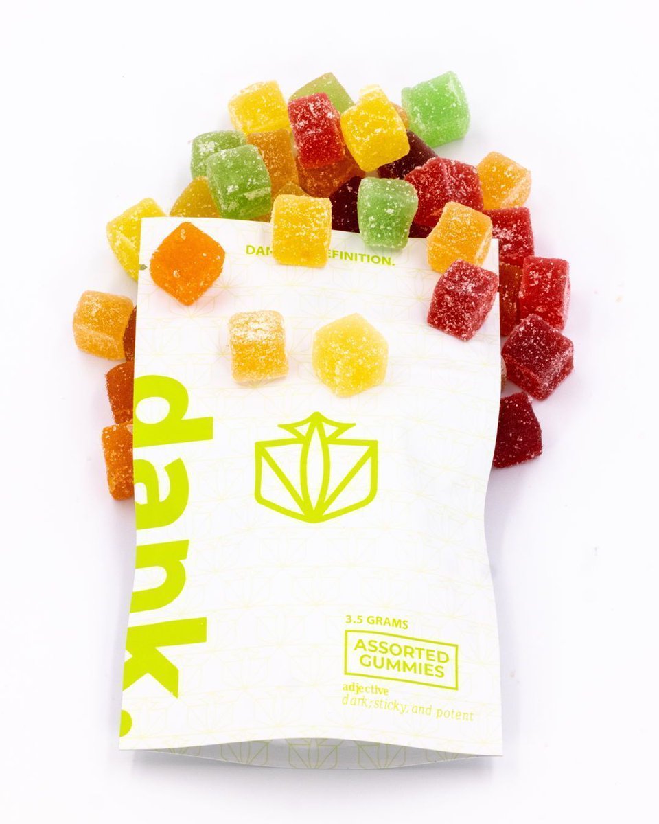 dankcanna's tweet photo. Indulge in the tantalizing flavors of DANK By Definition's Assorted Gummies. Let our Chronic Citrus gummies transport you to a tropical paradise, while our Assorted Flavors bring you a delightful medley of taste sensations🔥🤤

Learn more at https://t.co/VfRFx6fzoD! 🔗 https://t.co/kwPYPzLRB5