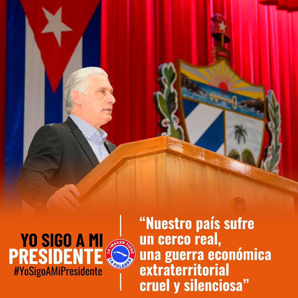 Fácil es ser revolucionarios en tiempos fáciles, lo que no resulta fácil es ser revolucionarios en tiempos difíciles” con esta premisa seguiremos defendiendo las conquistas alcanzadas.
#CubaPorLaVida 
#CubaEnPaz 
#ConCubaNoTeMetas
