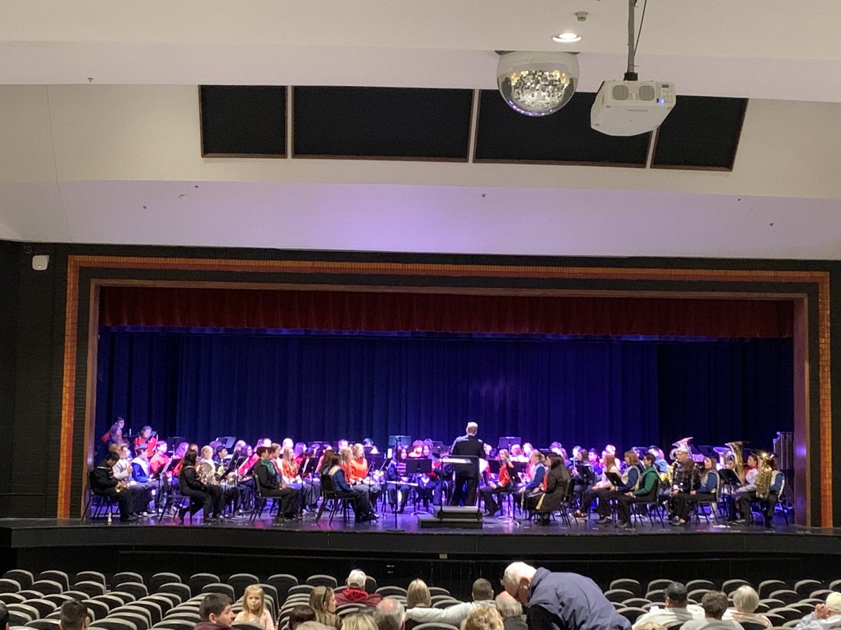 20 members strong representing AHS at the Central Conference Honor Band.  Great kids, Great musicians, Great Day!!!  #aurorahuskies #greatband #bandrocks