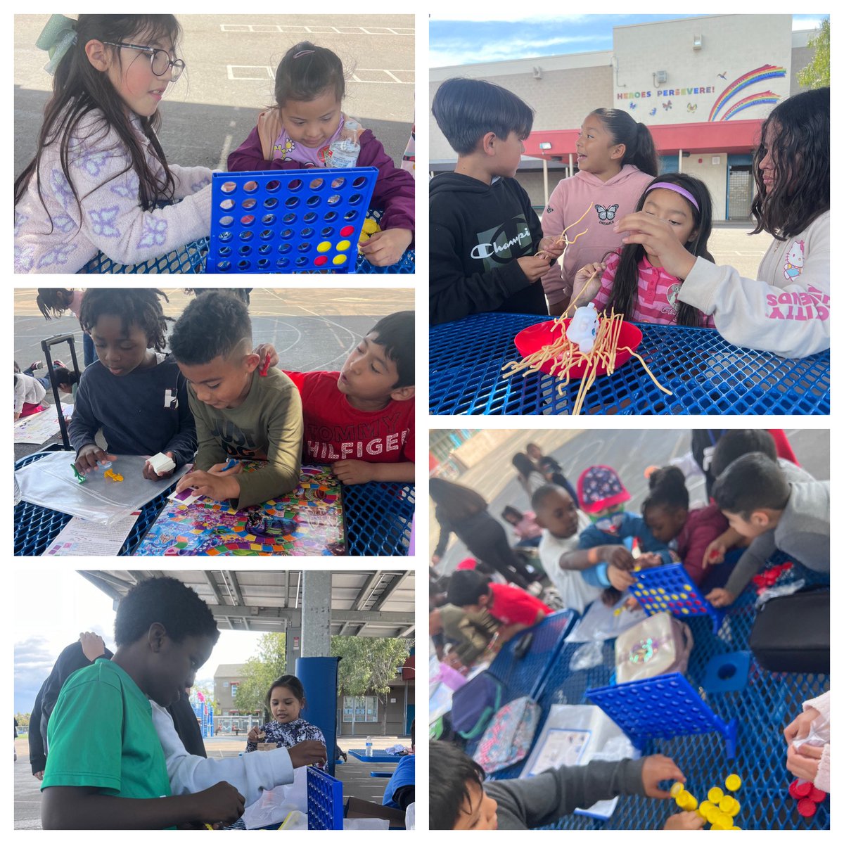 Hamilton_ElemSD's tweet photo. 🌈❤️Kindness Week is off to a great start❤️🌈 kindness pledge and board games at lunch. Lots of laughs, smiles and love. Hamilton Heroes are kind and we love our community! https://t.co/sEBHYAEjDG
