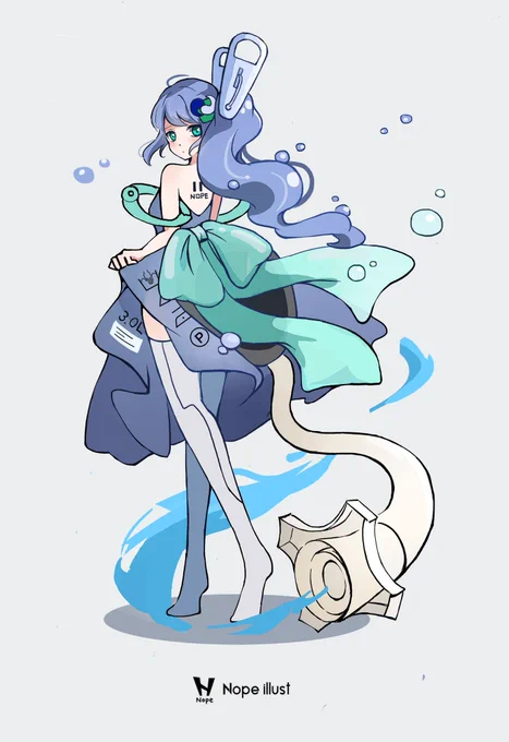 洗濯機ちゃん #イラスト #illustration 