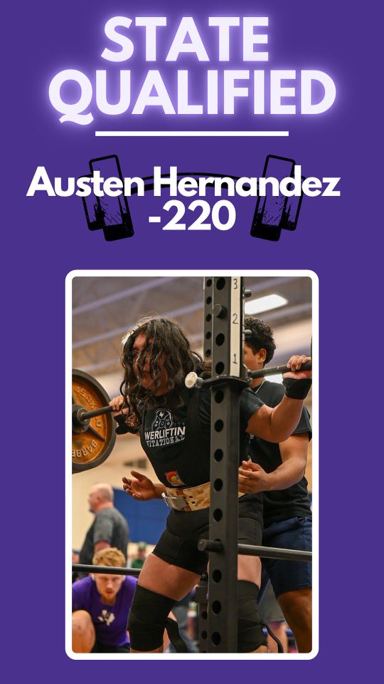 PowerliftingWHS's tweet photo. This weekend Austen Hernandez will represent Willis High School at the State Powerlifting Meet in Abilene, TX! Wish him luck! 💪🏻 https://t.co/YlWEOQJPn5