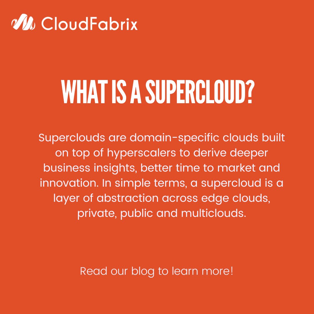 TheFabrixAI's tweet photo. Unlocking #Superclouds: Dive into the Future with #AIOps & #Automation! @shail_manjrekar ‘s @Forbes piece reveals how observability and automation drive multi-cloud evolution. Explore the next frontier of cloud innovation!
https://t.co/7AjKODQgys
#CloudFabrix https://t.co/FMrWWTokvX