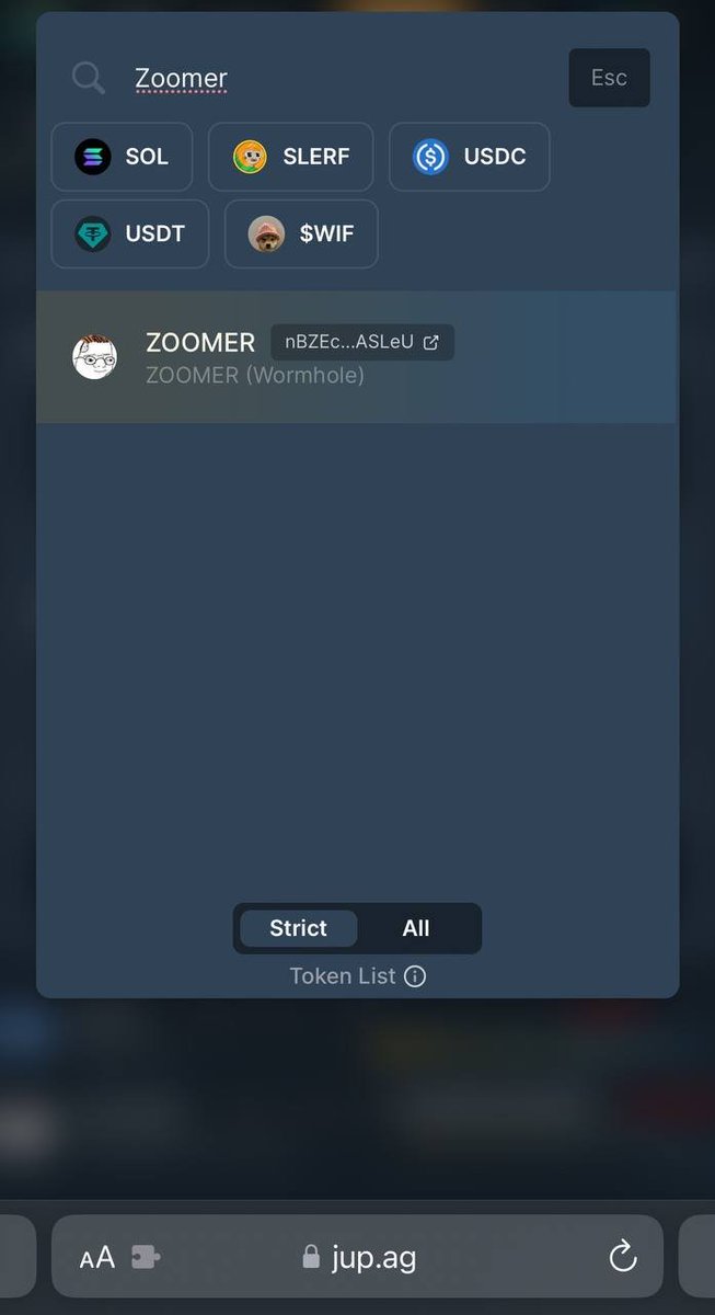 ZoomerCoin's tweet photo. $ZOOMER is now verified on @birdeye_so and on the strict list on @JupiterExchange frfr ‼️

Another step for onboarding zoomers ong 🚫🧢 https://t.co/xQvsRORSFM