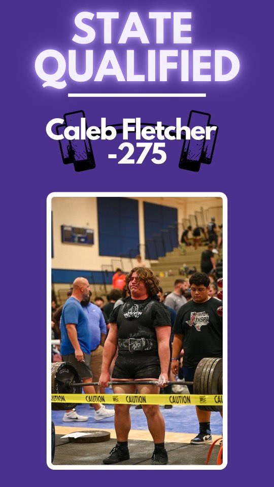 PowerliftingWHS's tweet photo. This weekend Caleb Fletcher will represent Willis High School at the State Powerlifting Meet in Abilene, TX! Wish him luck! 💪🏻 https://t.co/ccfOSkl6Dc
