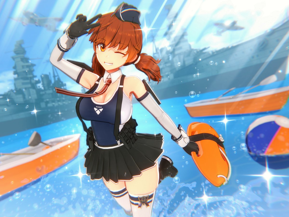 Reposting my characters that some may not know.

This is Anna. I believe she plays baseball, but she's more memorable for being a sadistic tease.