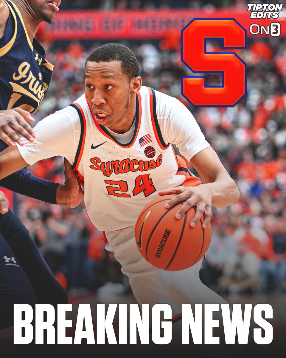 JoeTipton's tweet photo. NEWS: Syracuse guard Quadir Copeland plans to enter the transfer portal, he tells @on3. 

The 6-6 sophomore from Philadelphia averaged 9.6 points, 4.6 rebounds, and 2.8 assists per game this season. 

Story: https://t.co/1pM1b2B9Tu https://t.co/WbEnNMZ13w