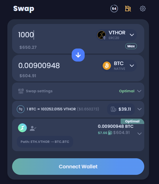 THORSwap's tweet photo. 🎉 vTHOR/RUNE Liquidity Pool live on @THORChain

This means:
-deposit $vTHOR/ $RUNE LP (Impermanent Loss applies) to earn #YieldonYield 
-swap $vTHOR directly cross-chain
-mint synthetic $vTHOR.

Be aware:
- Pools are currently very shallow - only deposit LP if you are familiar with the process and risks involved.
- $vTHOR trading discounts currently does not apply if you are LP-ing your $vTHOR
- $vTHOR voting on TIP proposals are currently not supported if you are LP-ing your $vTHOR

Note:
- $vTHOR price is determined by arbitrage to set the pool price of vthor, based on the real thor:vthor ratio and thor pool price
- IL/balance changes in the vTHOR/RUNE pair does not affect vTHOR/THOR redemption ratio (which continues to scale based on the amount $THOR locked in the $vTHOR staking contract).
