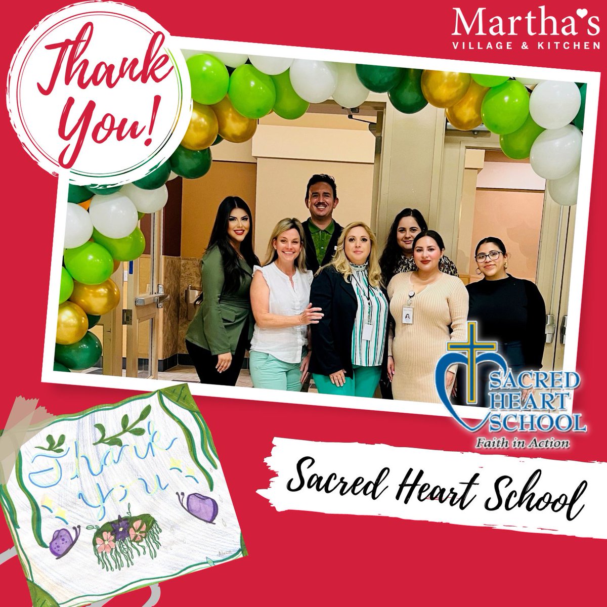 A day filled with gratitude and appreciation at Sacred Heart's luncheon! 🙏🏼 Thank you for inspiring your students to serve their community. Keep shining bright, Sacred Heart students!💕 #CommunityService #Volunteerism #GratefulHeart