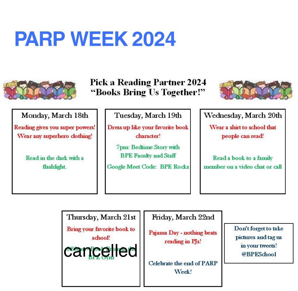 BPESchool's tweet photo. How’s PARP week going?!?! https://t.co/bef0Gxe5c6