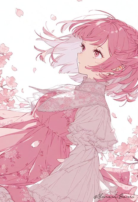 「ピンク髪 桃色」のTwitter画像/イラスト(新着)｜4ページ目