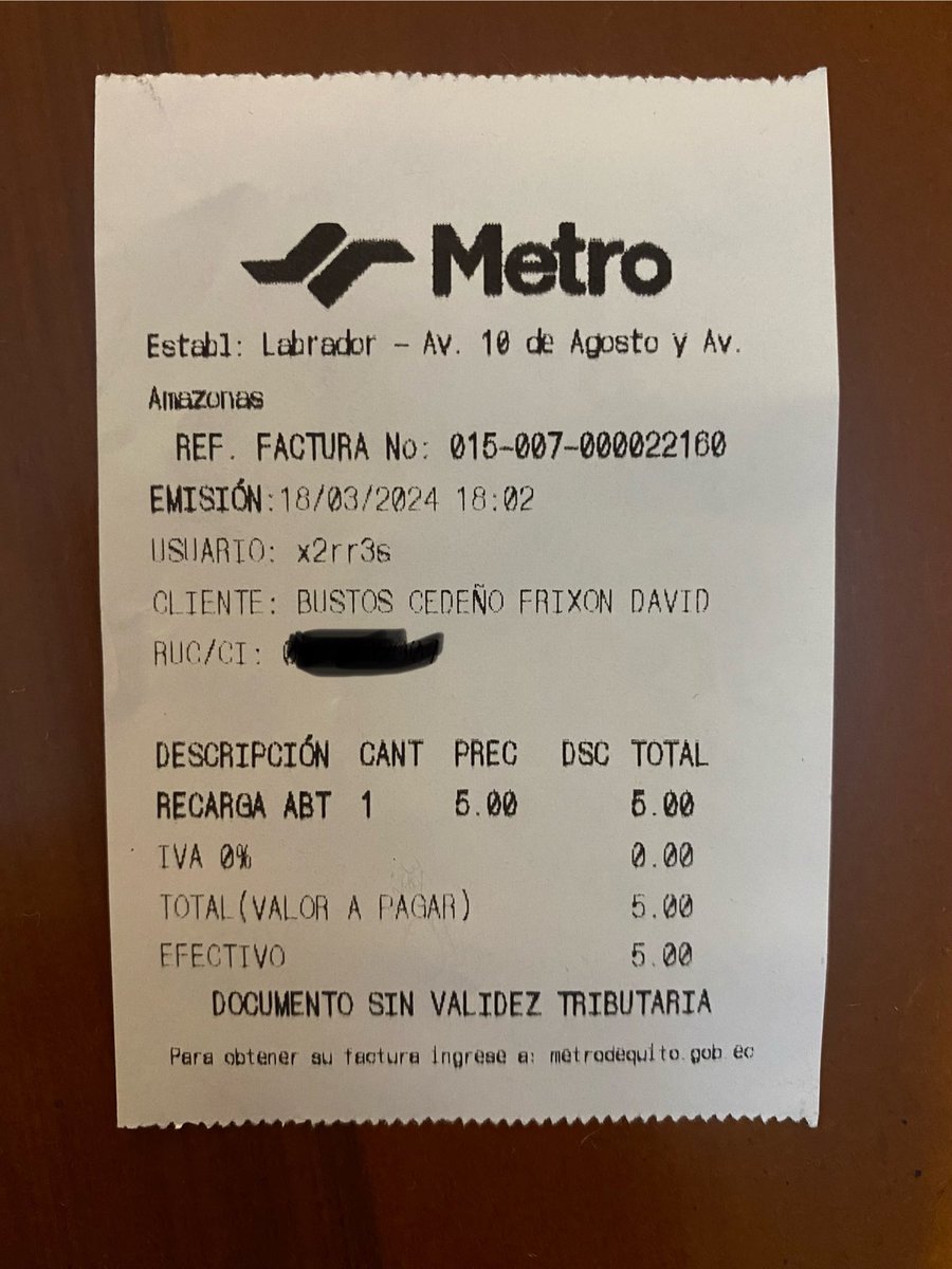 fdavidb28's tweet photo. Queja que la hago  (si aplica) que sea tomada en cuenta o tener una respuesta clara si existe este tipo disposición realmente. @MunicipioQuito @pabelml @movilidadquito_  @MetrodeQuito https://t.co/Alyq57Fpmw