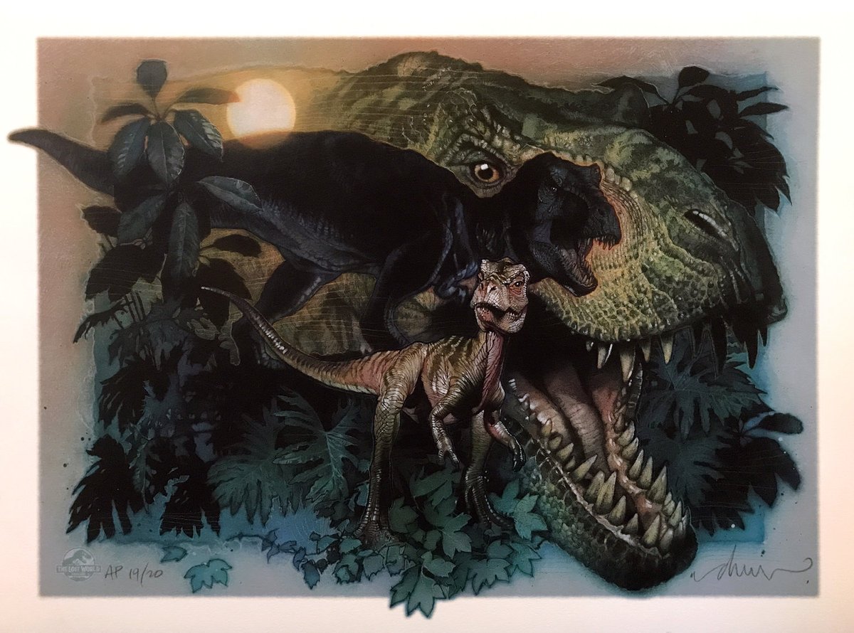 Happy birthday, Drew Struzan! Here is The Lost World Jurassic Park art he worked on in 1997. #JurassicPark