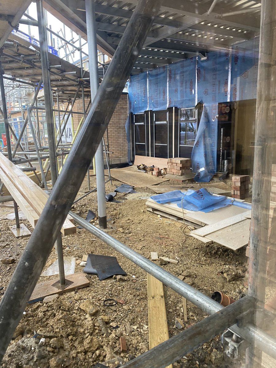 At Nova we are making lots of improvements and 2 years after submitting plans the BUILDING extension work is really progressing and will be COMPLETED in a couple of weeks. 
Cladding being finished by end of the week
This is so exciting for our staff &amp; pupils 🚀
#AmbitiousAndProud