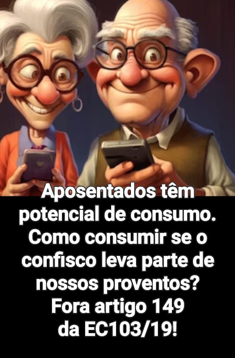 "Aposentados aguardam decisão: Ministros do STF, julguem inconstitucional o art. 149 EC103/19.  @nunesmarquesK
<a href="/MinAMendonca/">André Mendonça</a>
<a href="/Cristianozaninm/">Cristiano Zanin Martins</a>
<a href="/FlavioDino/">Flávio Dino 🇧🇷</a>
Parem Confisco
👇
#AposentadosEmpobrecidos"