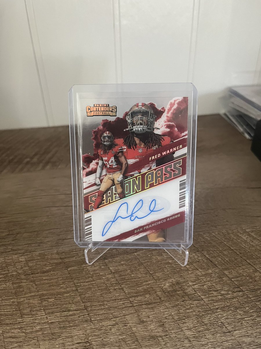 Nice little eBay pickup!! All pro Fred <a href="/fred_warner/">Fred Warner</a> 😤😤💪🏽 #ninergang