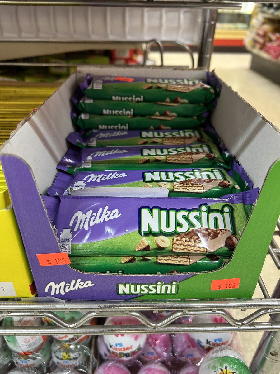 StoreMikes's tweet image. New milka nussini is in!