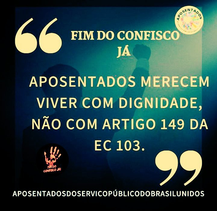 <a href="/liabronzeri/">Lia B.B.</a> <a href="/nunesmarquesk/">Kassio Nunes Marques</a> <a href="/MinAMendonca/">André Mendonça</a> <a href="/Cristianozaninm/">Cristiano Zanin Martins</a> <a href="/FlavioDino/">Flávio Dino 🇧🇷</a> "Aposentados imploram ao STF: julguem inconstitucional o art. 149 da EC103/19. <a href="/STF_oficial/">STF</a>
<a href="/gilmarmendes/">Gilmar Mendes</a>
<a href="/LRobertoBarroso/">Luís Roberto Barroso</a>
<a href="/alexandre/">R.s</a>
@nunesmarquesK
<a href="/MinAMendonca/">André Mendonça</a>
<a href="/Cristianozaninm/">Cristiano Zanin Martins</a>
<a href="/FlavioDino/">Flávio Dino 🇧🇷</a>
Parem Confisco
👇
#AposentadosEmpobrecidos"
Ye