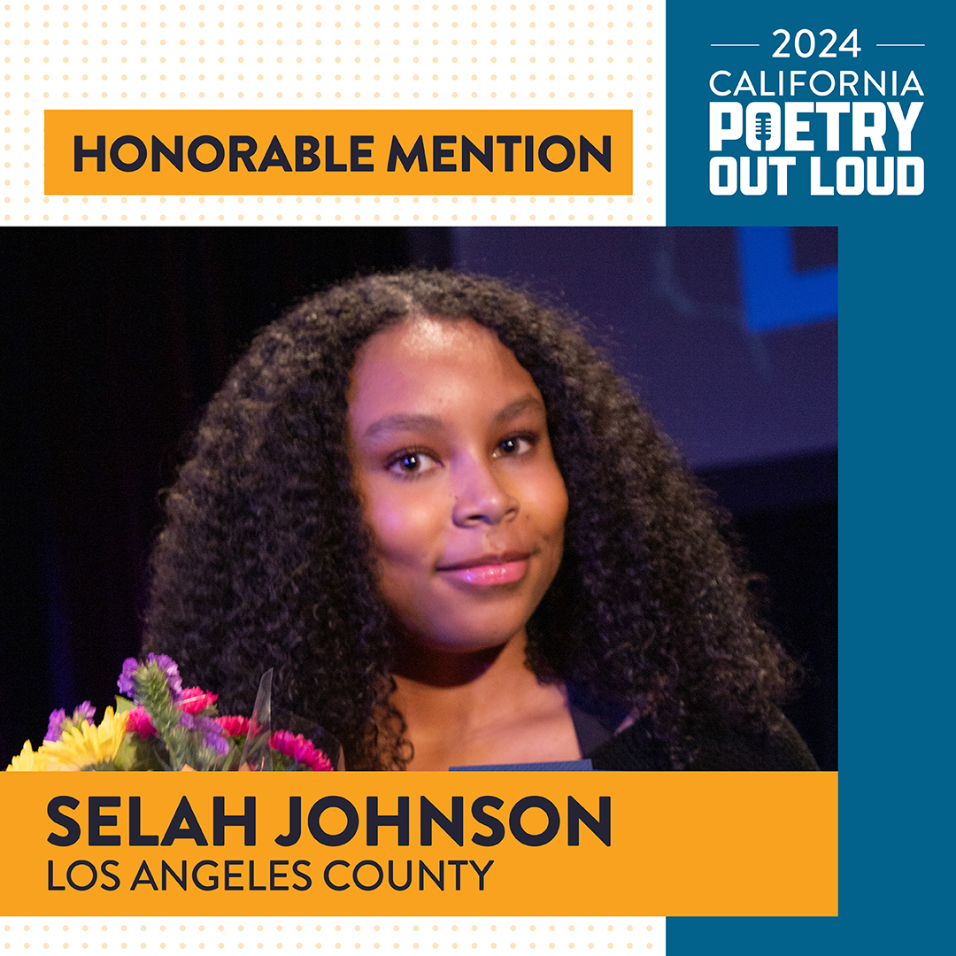 Congrats to CA Poetry Out Loud's newest state champion, Riley O'Hara of Sonoma County!👏🏽👏🏿👏🏻 Mirabelle Lee & Selah Johnson of Riverside and L.A. counties placed 2nd and 3rd in this year's competition. Details in our latest announcement: tiny.cc/CAPOL24_Champ #POL24 #ArtsCA