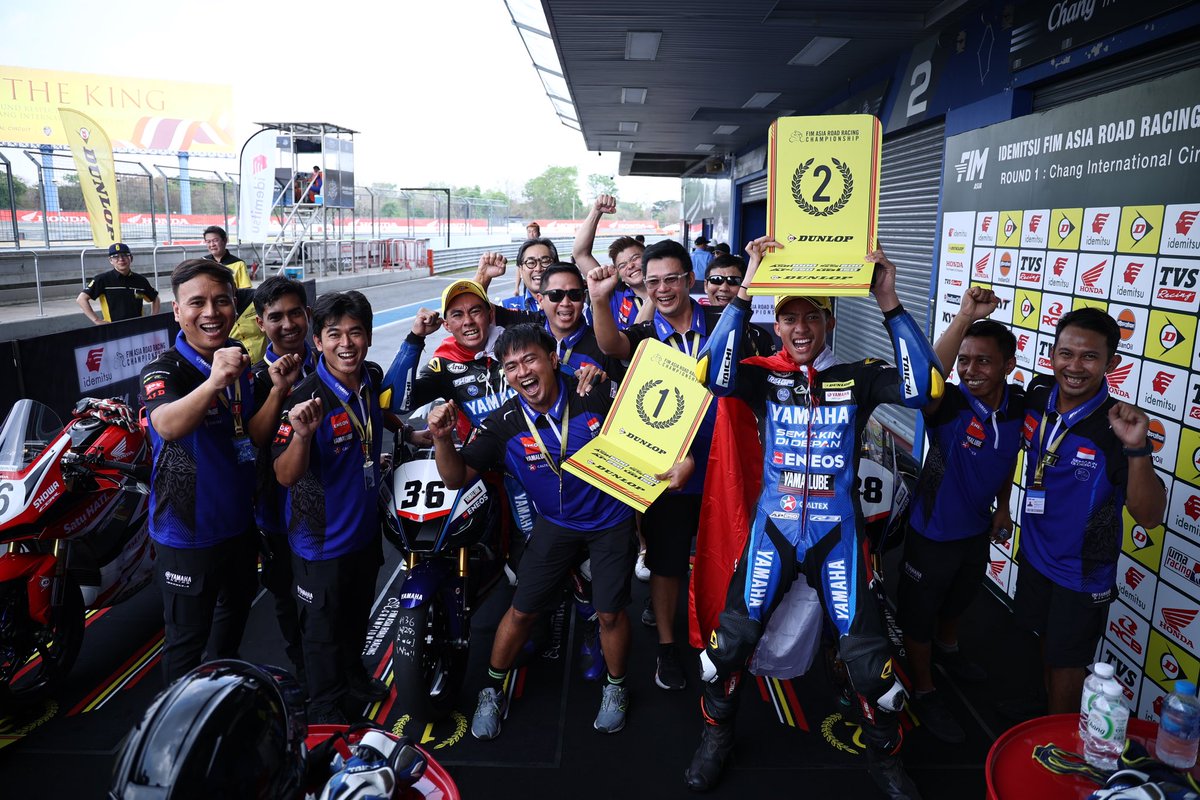 KeikeiMaeda's tweet photo. ARRC Rd.1
SS600
Wahyu
予選…P7
決勝…P4 P…DNF
松岡
予選…P10
決勝P…10 P…8
AP250
Faerozi
予選…P1
決勝…P1 P8
Arai
予選…P6
決勝…P2 P…5
開幕から良い結果を出してくれました!
今後ともサポートしていきますので応援お願いします!
#YAMAHA
#YIMM
#ARRC https://t.co/PsFT6pVLVp
