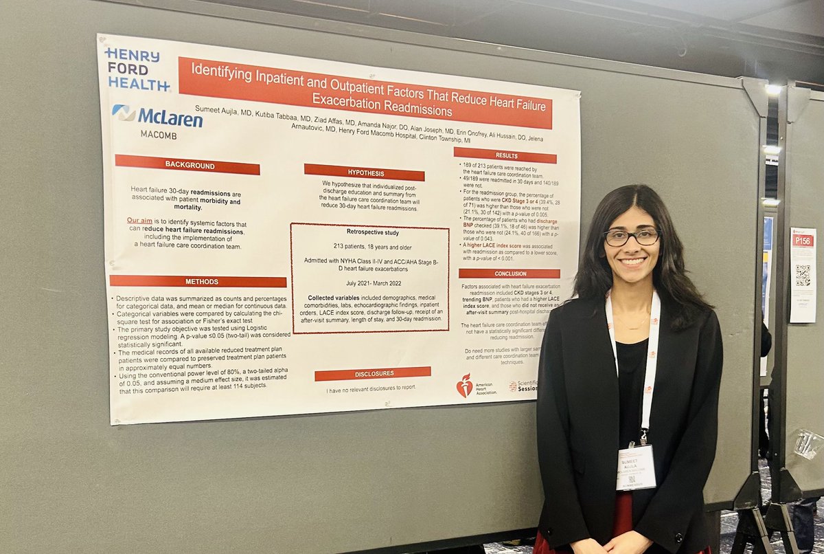 Sumeet Aujla, MD (@sumeet_aujla) on Twitter photo Honored to present my QI residency project today <a href="/AHAScience/">AHA Science</a> ,retrospective study of factors contributing to HF readmissions. Thank you to <a href="/JZArnautovic/">Jelena Z. Arnautovic</a> who always gives me so much opportunity and encouragement, esp for my 1st project.♥️ Honored to present my QI residency project today <a href="/AHAScience/">AHA Science</a> ,retrospective study of factors contributing to HF readmissions. Thank you to <a href="/JZArnautovic/">Jelena Z. Arnautovic</a> who always gives me so much opportunity and encouragement, esp for my 1st project.♥️ 