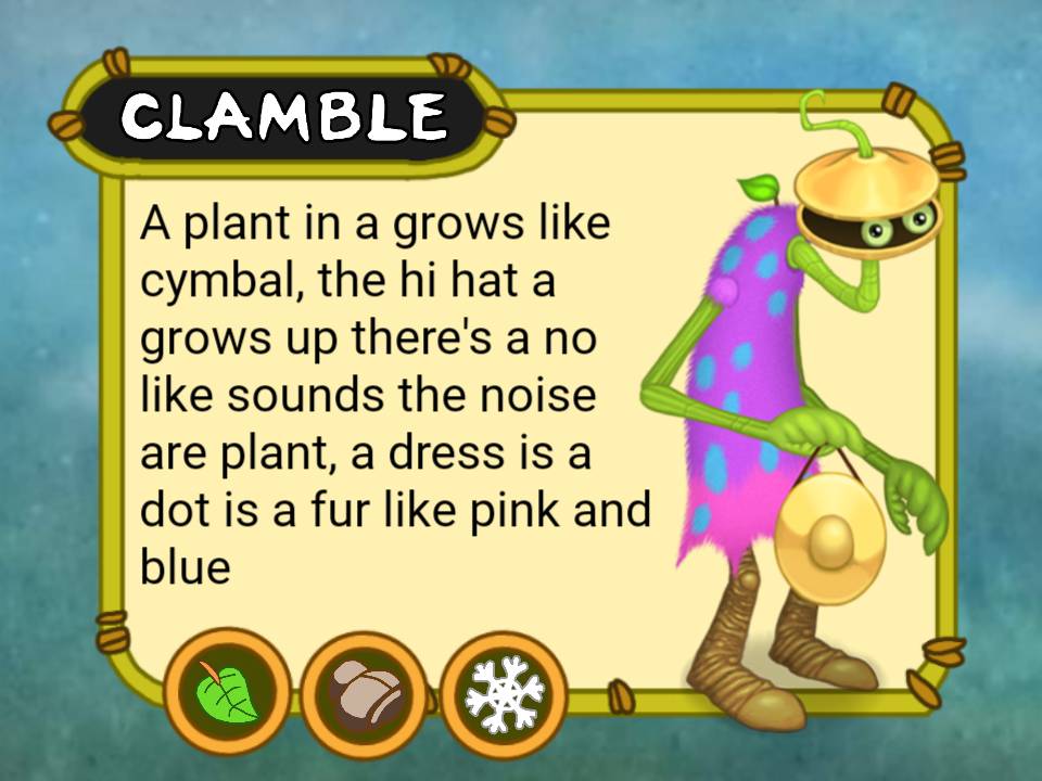 Meet Clamble the Cymbal Guy
#MySingingMonsters #msm #MSMtheforgottenlandscape
