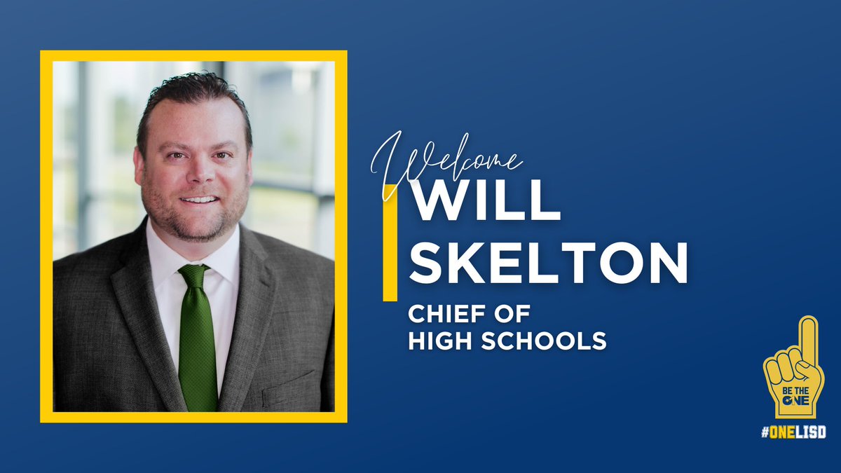 At this evening's board meeting, Will Skelton was named the district’s new Chief of High Schools. Read more about Skelton and his 23-year career with LISD at bit.ly/4ajwZ9U. #BeTheOne #OneLISD