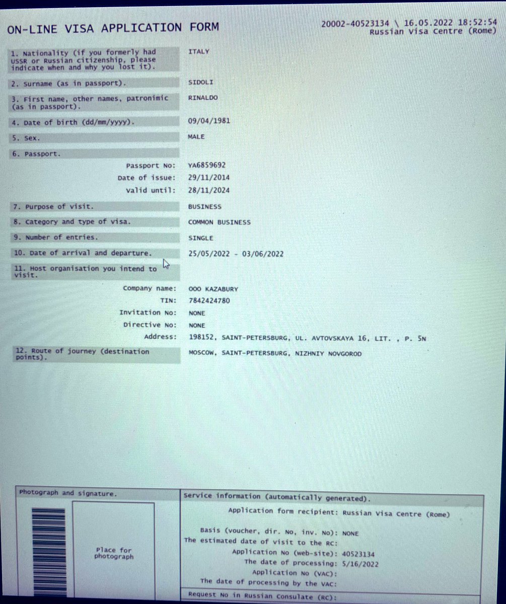 ANOVNI1's tweet photo. La rete di #Putin in #Italia.

@rinaldosidoli  accusato per finalità di media-propagandistico filorusso

Fornisce servizi in #Russia di consulenza relativi alla promozione dei prodotti e dei servizi forniti dalla società italo-russa #KAZABURI sul mercato #russo. 

#RinaldoSidoli https://t.co/CiJGyPBYeU