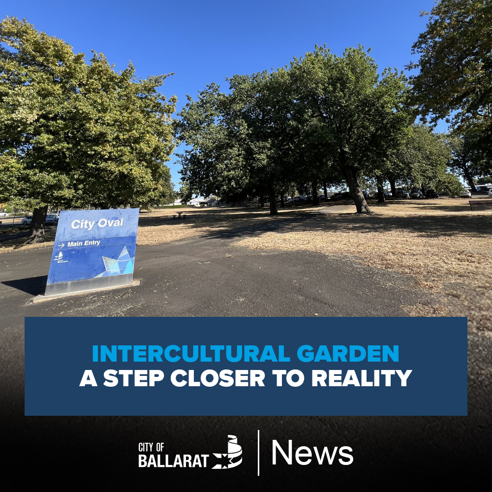 🌿 The new Ballarat Intercultural Garden is closer to reality! A public space for all to celebrate community and cultural events is set to be constructed at the intersection of Sturt and Pleasant streets. MORE: bit.ly/3wUN4EN