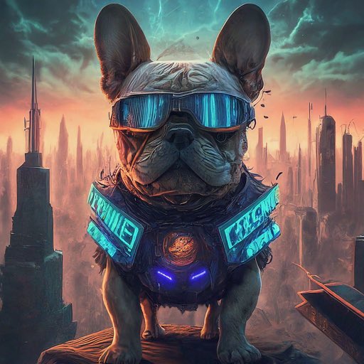 frenchieNati0n's tweet photo. Warp speed zoomies!  This time-traveling Frenchie brought the future of playtime!   Shop at https://t.co/R0LFqgWrvt &amp; unleash epic tail wags!  #DogToys #SpoilYourPup #Frenchie #AIart #pets https://t.co/I88i0qje8d