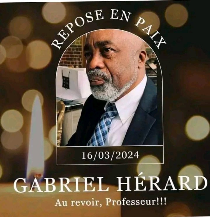 colson_anglade's tweet photo. Le départ du professeur Gabriel HERARD est une grande perte pour le pays notamment l'enseignement supérieur haïtien.
#UNITECH #INAGHEI #ULUM #UNIQ #UNDH #UNAH
🖤🤍🇭🇹 https://t.co/BIXUVRlNiN