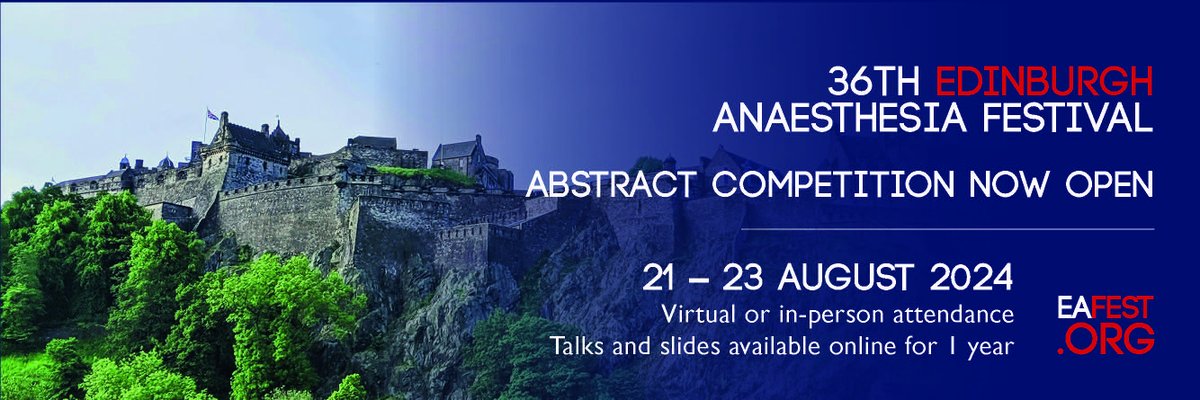 We are delighted Dr Simon Heaney will be discussing 'How to manage surgical patients with diabetes' at our 36th Edinburgh Anaesthesia Festival (21-23 August 2024 @RCPEdin ). Registration is now OPEN. We hope you can join us for 3 days jammed pack with 20 speakers covering a…