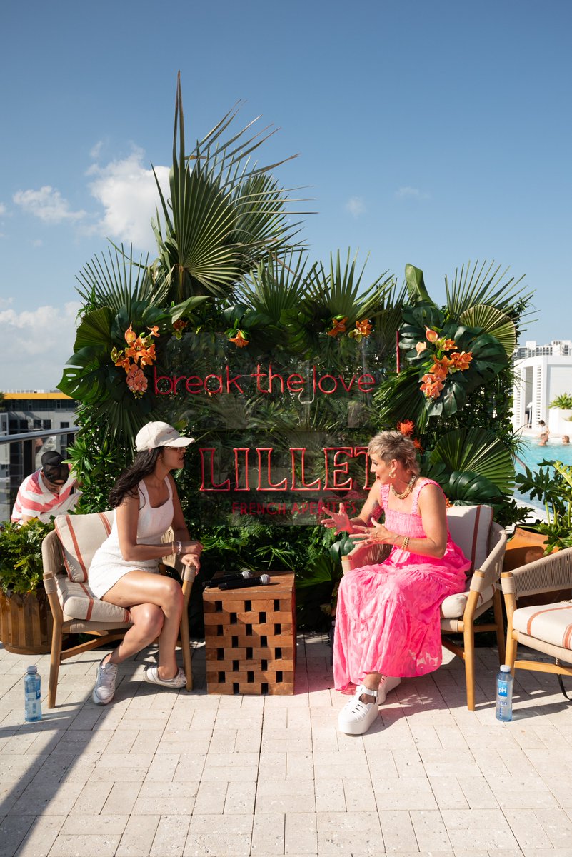 .@breakthelove_hq celebrated #WomensMonth with #Lillet and #LillyPulitzer in Miami just in time for the #MiamiOpen, including a rally and panel with athlete @matteksands & sportscaster @ROSGO21