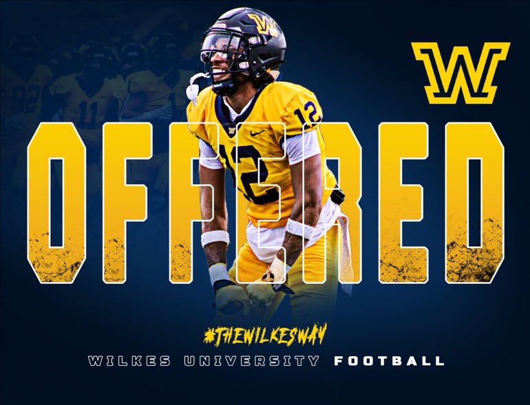 Thankful to receive another offer from Wilkes University! @CoachBiever @GOBIGRED19 @JK_SpeedKillz @StarIncPT