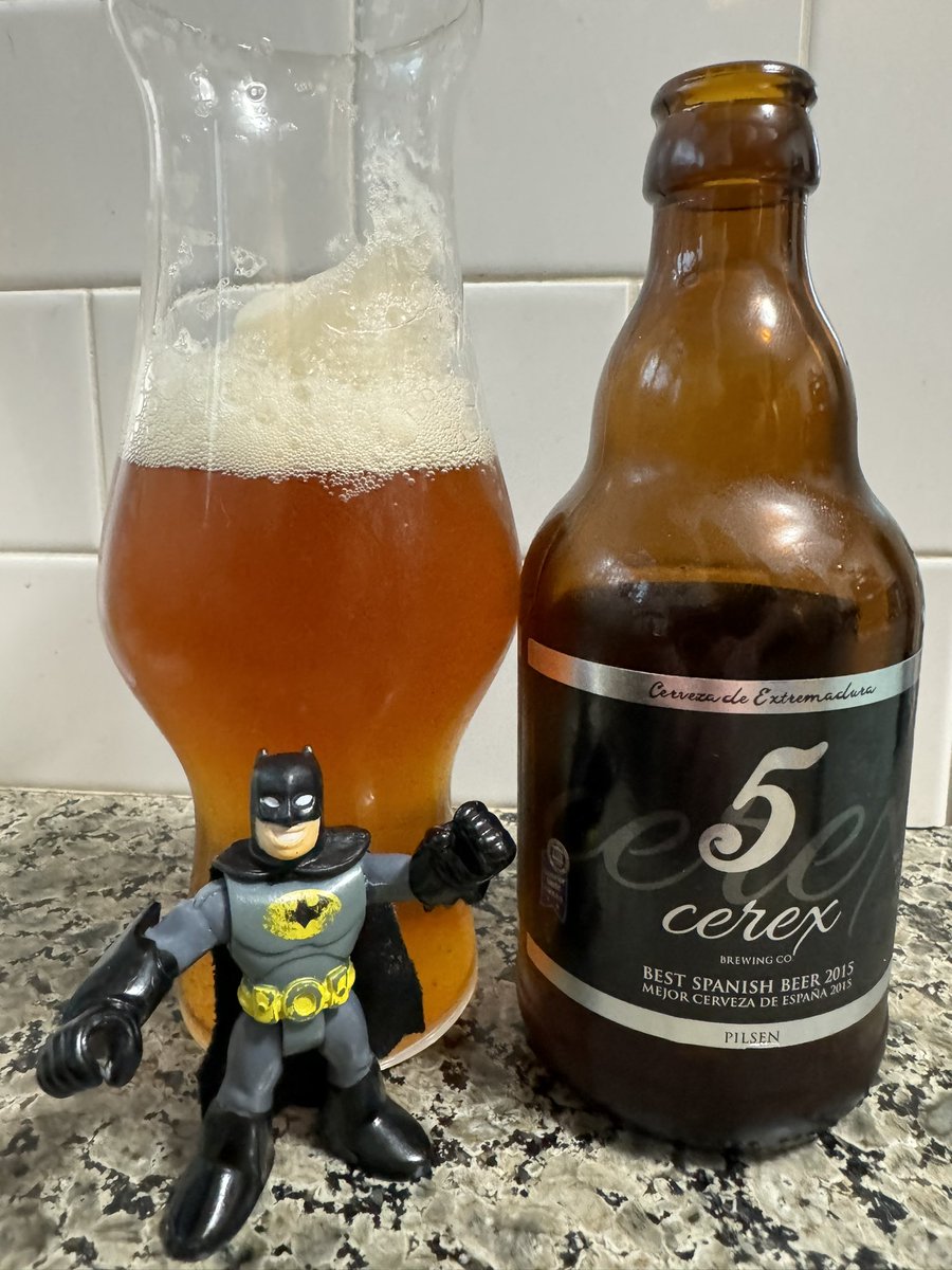 My friend brought this beer back from Spain.  <a href="/CervezaCerex/">Cerveza Cerex</a> #MondayMood <a href="/ManvsAle/">👤Man vs Ale🍺</a> @JonMontag <a href="/Just4BeerLovers/">Just For Beer Lovers</a> <a href="/JohanBBT/">Johan</a> <a href="/ASFreed/">Freedman</a> <a href="/Kubrickx/">⚾️ Zenus🏒</a> <a href="/museonbooze/">Muse on Booze 🤔🍺</a> <a href="/TheStraightHops/">#ThePrincessBride</a> <a href="/RJellyman/">Jellyman</a> <a href="/beerhunter74/">𝕭𝖊𝖊𝖗𝕳𝖚𝖓𝖙𝖎𝖓𝖌𝕾𝖙𝖔𝖗𝖒𝖙𝖗𝖔𝖔𝖕𝖊𝖗🍻</a> <a href="/RealBMaxwell/">Brian Maxwell 🍻😎</a> <a href="/ephoustonbill/">EPHoustonBill</a> <a href="/JHMSparky/">Jack Maynard</a> <a href="/rcmays/">Javier BEERdem</a> <a href="/impopsy/">Lyle Press</a>