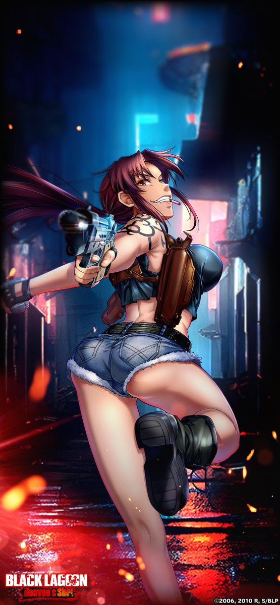 BLACK_LAGOON_HS's tweet image. リポスト数25件達成✨
レヴィのスマホ用壁紙をプレゼント！

▼ゲーム開始はこちら
s.g123.jp/rxlf1xz3

#ブラックラグーンHS #ブラックラグーン #BLACK_LAGOON