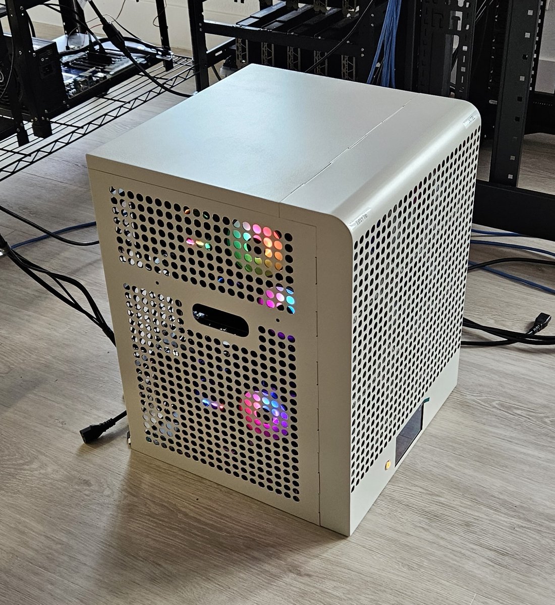 tinybox with 6x Intel Arc A770 is colorful!