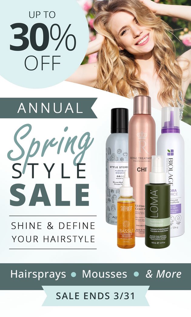 Perfect time to stock up on all your styling products! 🩵