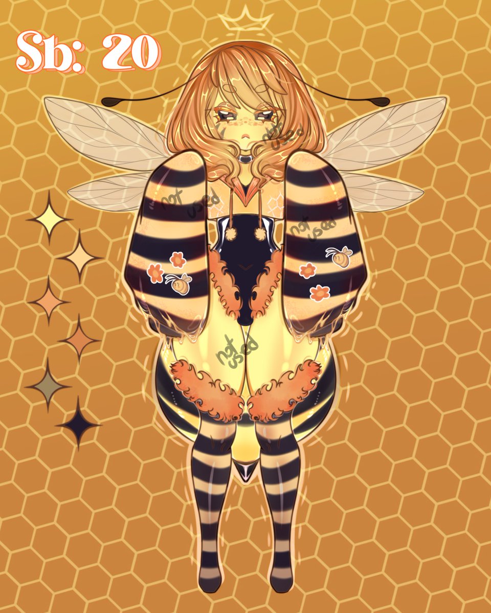 Adopt auction "Sweet little bee femboy"
Sb: 20
Brrr~ 🐝

#adoptbot #adopts #adoptables #ArtistOnTwitter