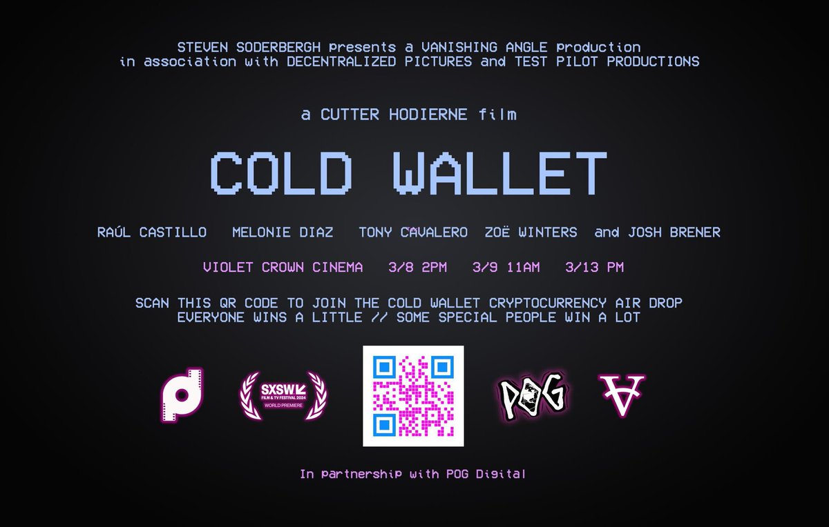 This looks interesting 👁️@pogdigital @dcp_foundation @vanishingangle 

#coldwallet #film3 #airdrop