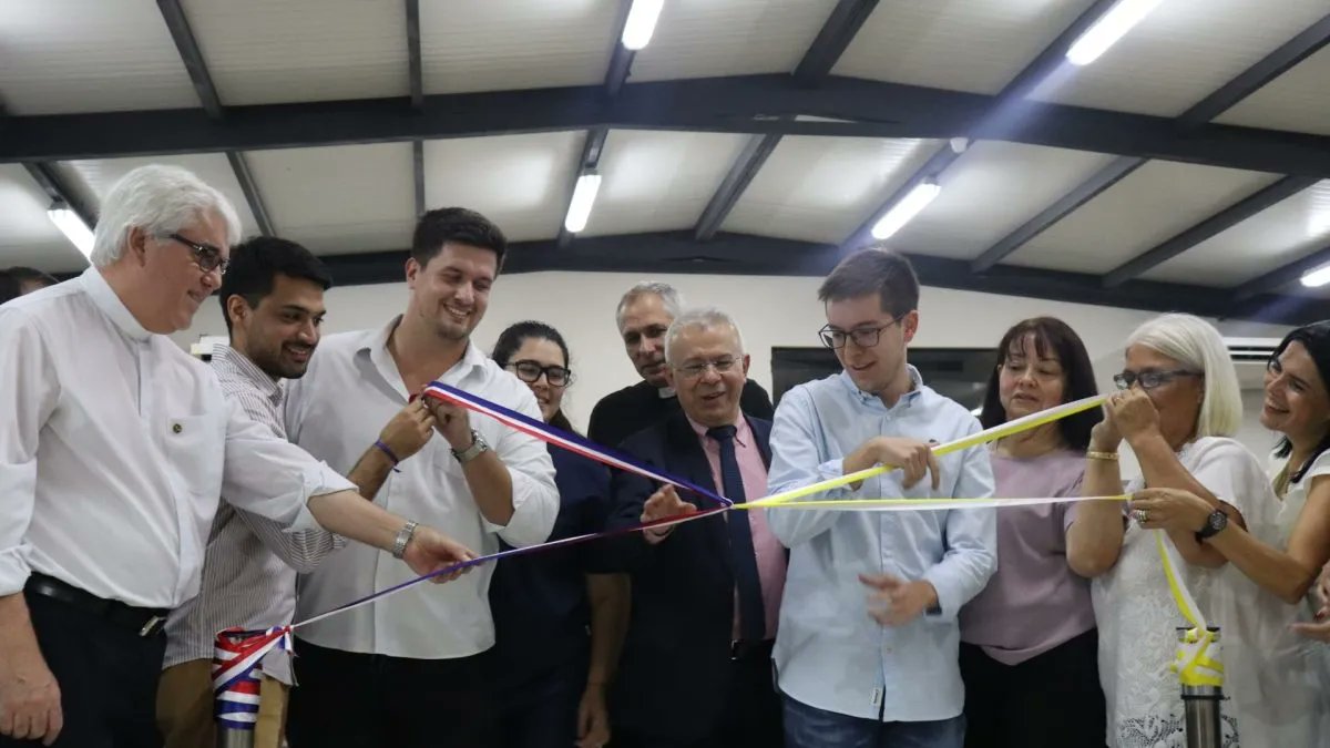 La comunidad universitaria de la UC celebró con entusiasmo la inauguración del Patio de Comidas en la Sede Santa Librada, ideado como un espacio gastronómico y social ✨✅👏🏻👏🏻

➡️ Más info: universidadcatolica.edu.py/en-la-sede-san…