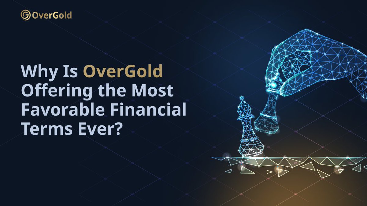 Discover why OverGold offers the most favorable financial terms ever: decentralized stability, lucrative revenue opportunities, expanding ecosystem, and robust security - overgold.io/?lang=en

Join OverGold today for unparalleled advantages!

#OverGold #FinancialTerms #Crypto