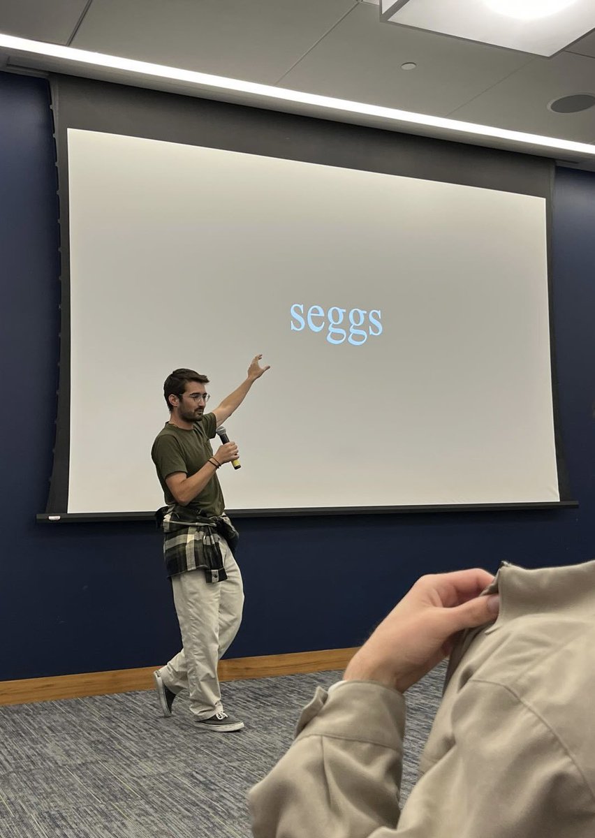 Etymology Nerd (@etymology_nerd) on Twitter photo would like to thank <a href="/Georgetown/">Georgetown University</a> for paying me to talk about the word "seggs" would like to thank <a href="/Georgetown/">Georgetown University</a> for paying me to talk about the word "seggs"