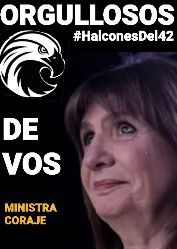 HalconesDel421's tweet photo. @PatoBullrich @QuinterosJP #SiempreATuLado
#Incondicionales🦅 https://t.co/HL29QF9Wjn