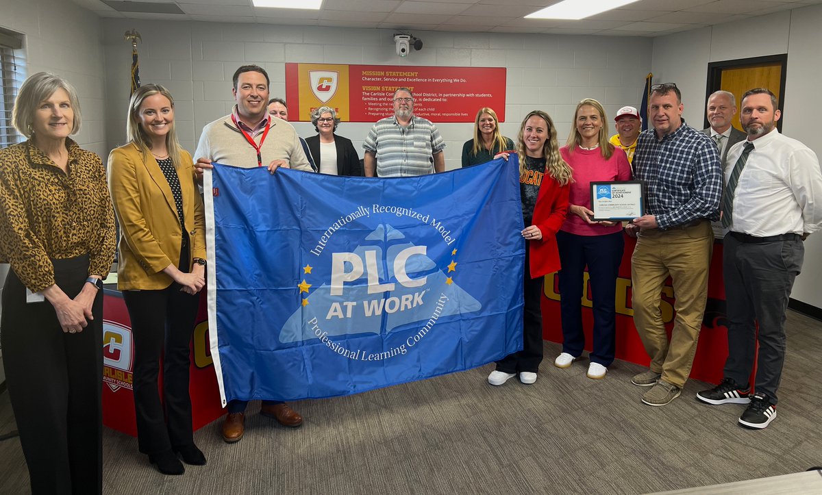 Congratulations to Carlisle CSD for their national recognition of being a Model PLC District.  A great recognition of the staff’s continued commitment to fostering a culture of collaboration, learning, &amp; doing the right work to support all students.  <a href="/SolutionTree/">Solution Tree</a> <a href="/carlisle_csd/">Carlisle_CSD</a>