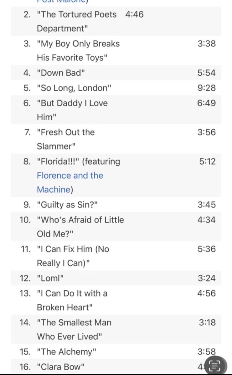 myalcott's tweet image. HOW LONG IS TRACK 5??????