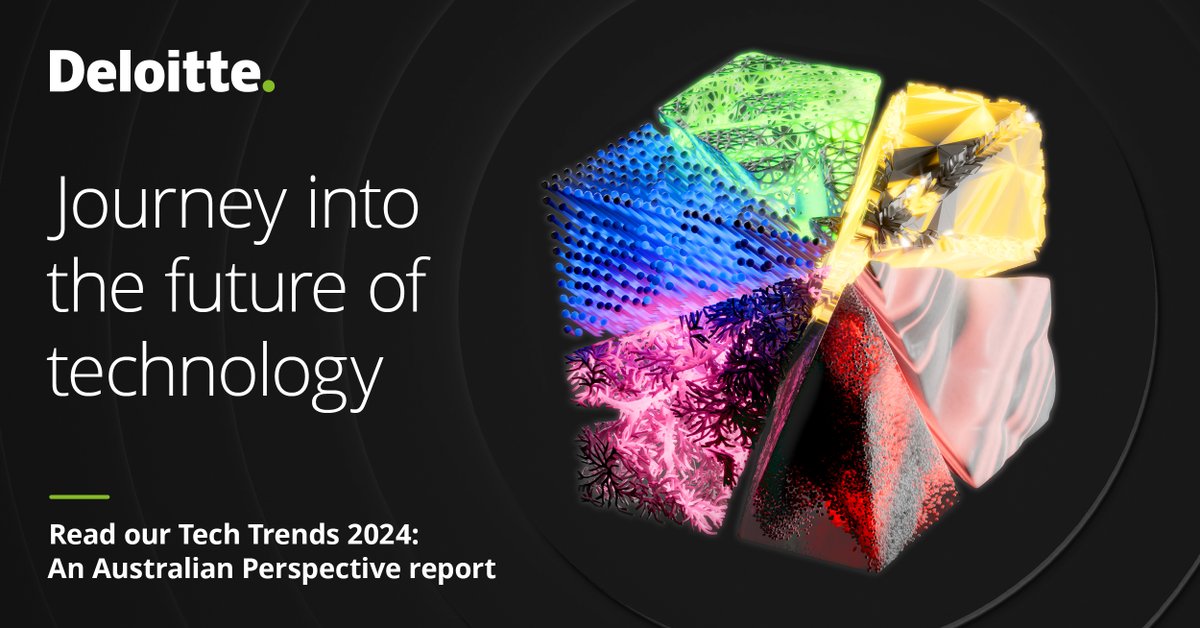 The Australian Tech Trends 2024 report is here! From the industrial metaverse to GenAI, take a look at how pioneering Australian businesses are tapping into the latest emerging tech trends. Download the report to discover more: deloi.tt/3PsFp6X #TechTrends #AI