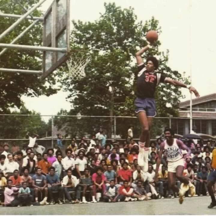 Dr J was a DUDE! Ain’t too many NBA players today that could go down to Rucker Park and throw down like Doc J did. @IvanCarter9 #DrJ #HouseCalls #WhoGotNext #NoFsGiven