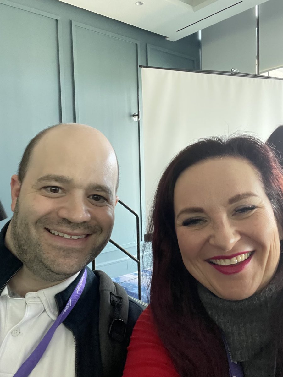 NinaRiggins's tweet photo. ⁦Fantastic to see great Advocate ⁦@ThomasBerkMD⁩ #HOH2024 ⁦@AHDAorg⁩ 🧠 ⁦@ahsheadache⁩ #AANAdvocacy ⁦@miles4migraine⁩ ⁦@AANmember⁩ #MigraineWarriors ⁦@WNGtweets⁩ https://t.co/3vJ0tSp0kA