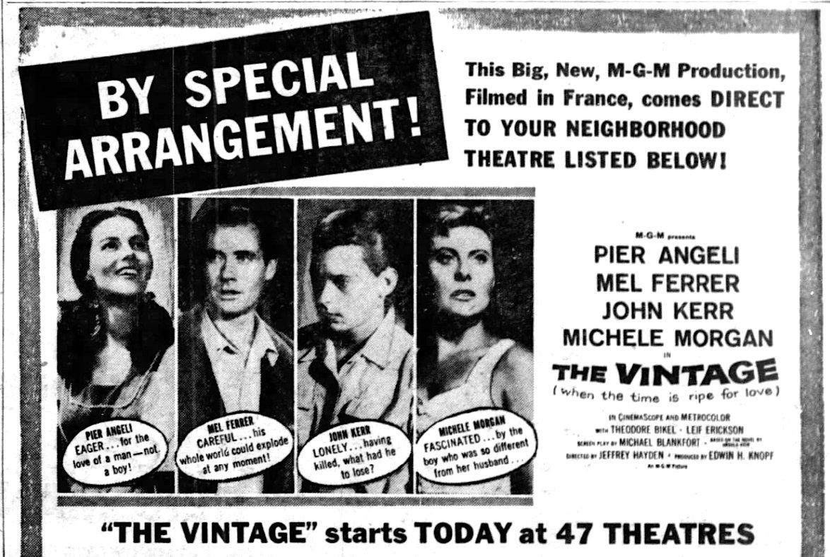 US TV debut 4/11/64 at 9 pm on 'NBC Saturday Night at the Movies.'' Sole theatrical feature from prolific TV director Jeffrey Hayden opened wide 5/8/57 on a NYC area double bill, never a good sign.
